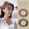 Women Invisible Broken Hair Hairpin Adult Full Circle Stretch Flexible Comb Teeth Headband Hair Hoop Styling Accessories