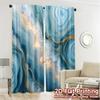 2pcs   2D FLAT PRINTING Curtains (Without Rod) Golden Waves Minimalist Popular Curtains Durable Polyester Curtains All Seasons