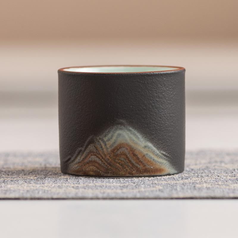 Light Luxury Guochao Merchandise Splendid Jiangshan Tea Master Cup Gradual Change High-end Annual Meeting Business Gift Box Accompanying Gift
