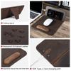Genuine Leather Mouse Pad With Qi Wireless Charging Desk Pad For Xiaomi Iphone Samsung Galaxy Huawei Type USB C Keyboard Mat