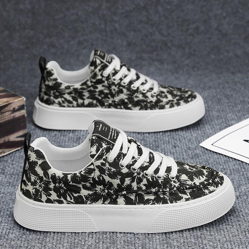 

Men s shoes spring new breathable canvas shoes thick baseplate shoes versatile height increase casual shoes comfortable versatile 44