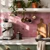 Easy to Clean Wall Decals Brick Stickers, Self-Adhesive Peel And Stick Backsplash Tiles, Waterproof Apply Tiles Moisture-proof Decor for Laundry Room