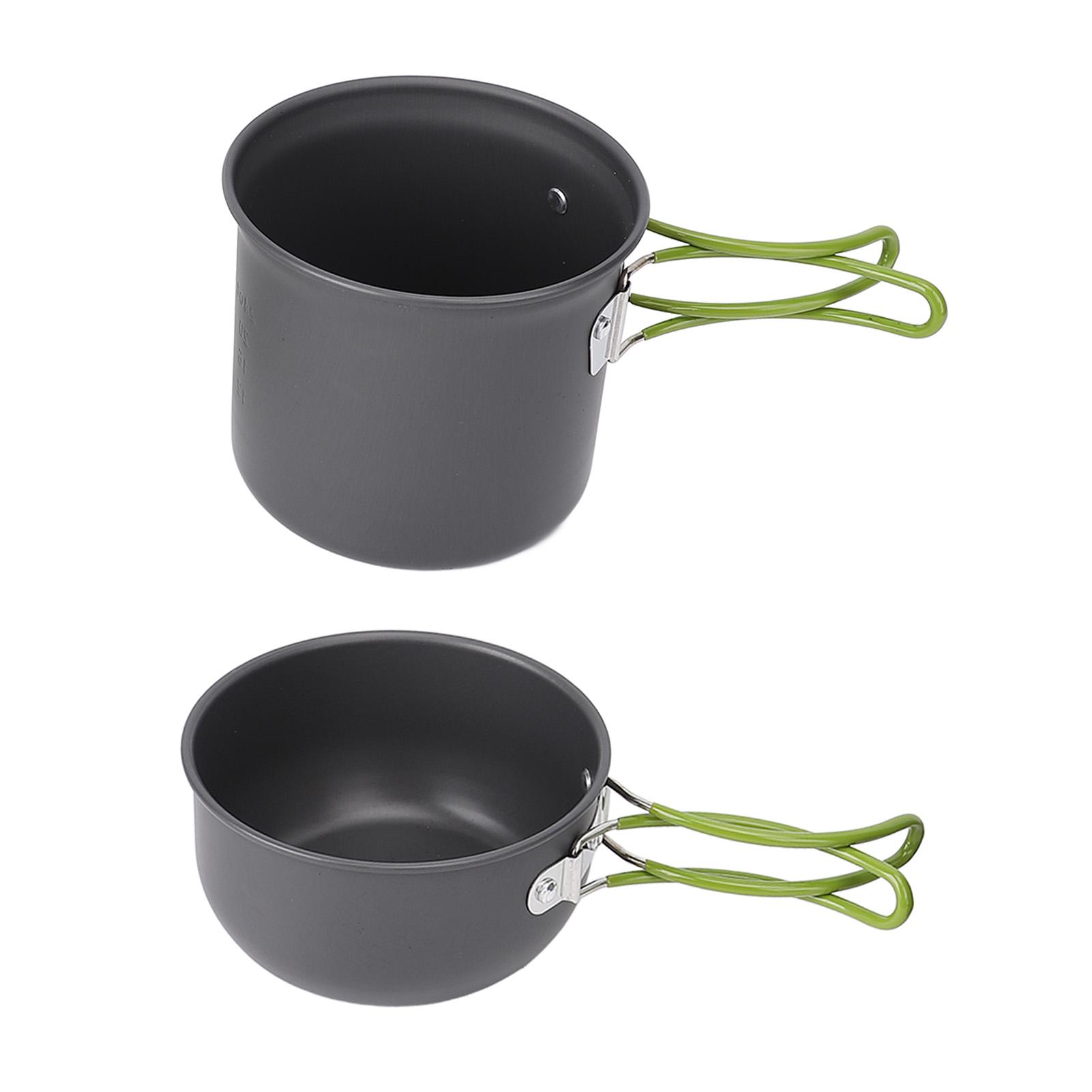 

Набор для походной готовки Кастрюля из алюминиевого сплава Ложка Вилка Набор Походная посуда Набор для еды с сумкой для переноски на 1 персону L(for 6.5-9kg)