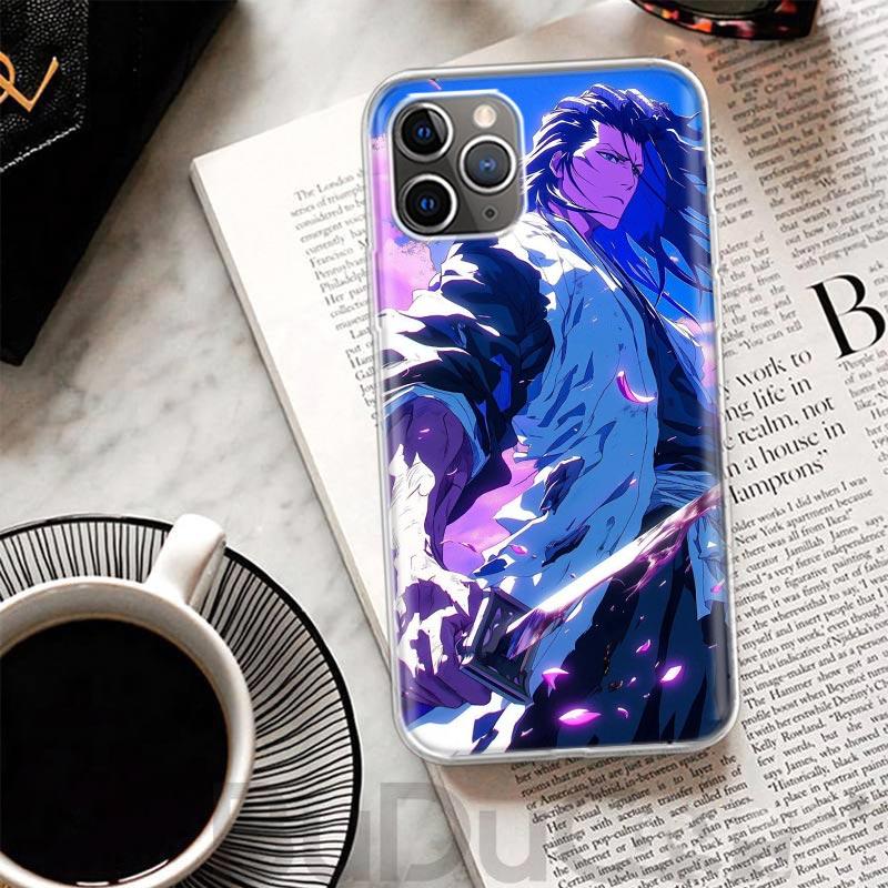Bleach Kuchiki Byakuya Cover For iPhone 17 Air 16 16E 15 Pro Max 14 Plus 13 Mini Phone Case 12 11 7 8 SE Customized Print Shell