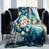 1pc Cute Lamb Printing Lightweight Flannel Blanket, Comfortable and Warm Blanket, for Camping Sofa Bed and Couch Office, Gift