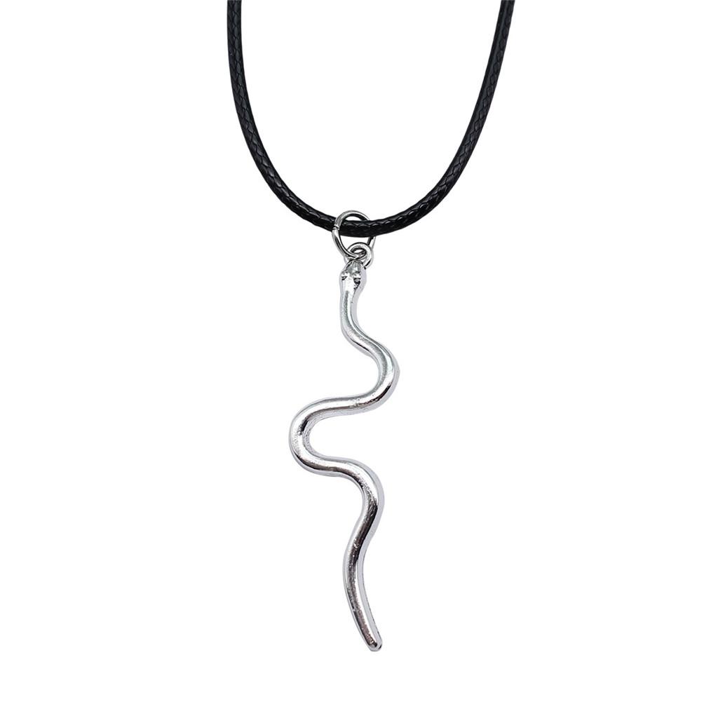 Caduceus Medical Symbol Pendant Necklace Doctor Nurse Gift With 45cm Leather Chain