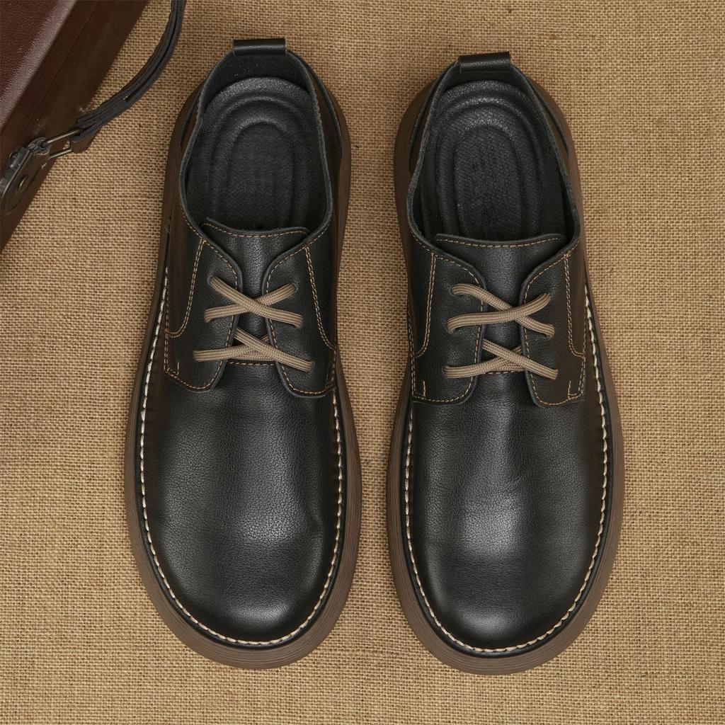 New Fashion Men Oxford Shoes Genuine Leather Casual Lace-up Footwear Formal Business Dress Shoes Luxury Brand Male Walk Sneakers