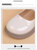 Girls' Pearl Bow Princess Shoes - Spring/Autumn Fashionable Leather, Korean & British Style, Casual & Performance Wear