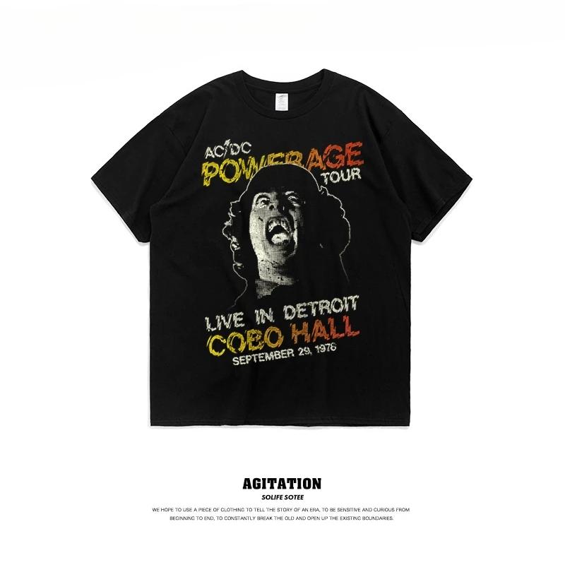 Print T-shirt Fashion Trend Comfortable Loose Casual 100% Cotton Round Neck Short Sleeve T-shirt