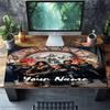 Custom Name Guns N Roses Theme Mouse Pad, Non Slip Rubber Base, Multifunctional Office & Home Decor, Perfect for Workspace Personalization.