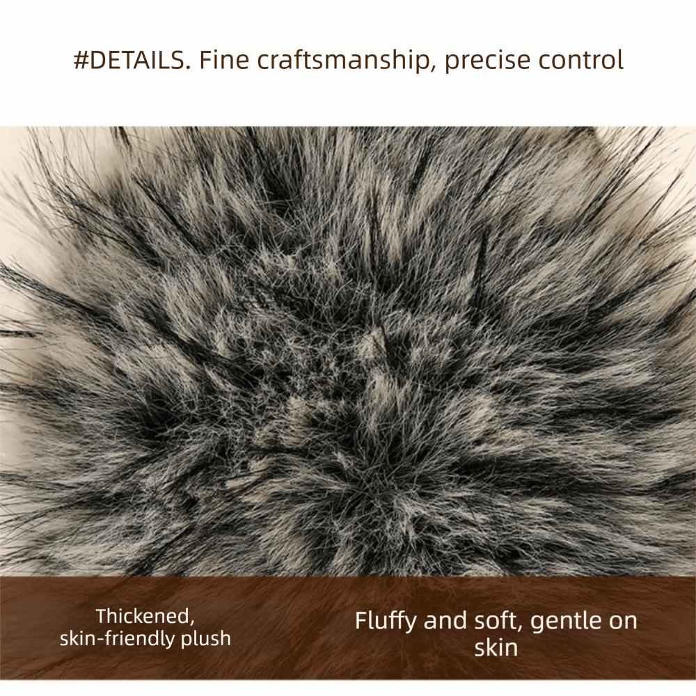 Ear Cap Imitation Fur Plush Earmuffs Solid Color Ear Muffs Comfortable Foldable Ear Cover Student