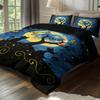 3pcs Black Cat Printed Bedding with Coreless Set Bedroom Living Room Multiple Sizes Machine Washable Soft and Comfortable