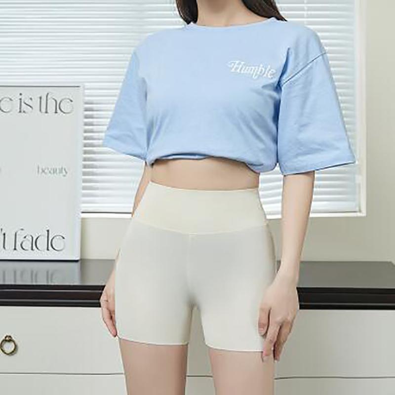 

Женские шорты для йоги с высокой талией, шорты для велоспорта с контролем живота, облегающие шорты для тренировок, ощущение обнаженности, пуш-ап, фитнес-леггинсы, однотонная спортивная одежда для активного отдыха XL бежевый