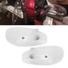 10mm0.4in Universal Motorcycle Hand Guard Wind Deflector Protector Fit for HondaTransparent