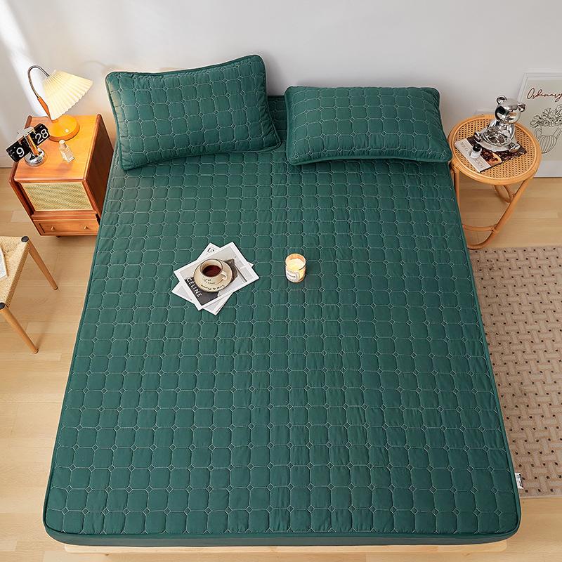 Padded Thickened Mattress Single-piece Bedspread Simmons Mattress Protective Cover Dust Cover All-inclusive Bed Sheet Bed Cover