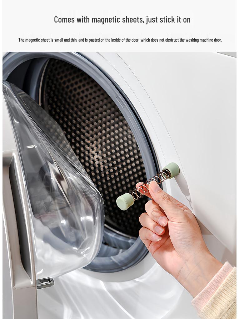 Magnetic Snap Door Limiter & Anti-Mold Fixator for Front Load Washers
