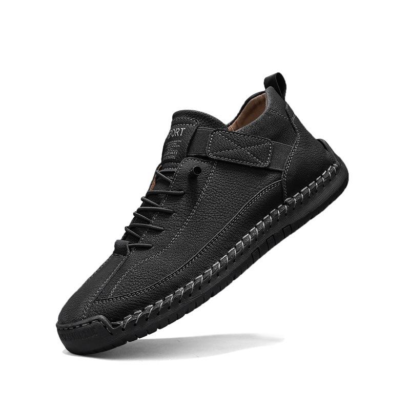 Autumn and winter popular foreign trade large size men's medium help Martin boots outdoor casual shoes tooling stitching men's shoes