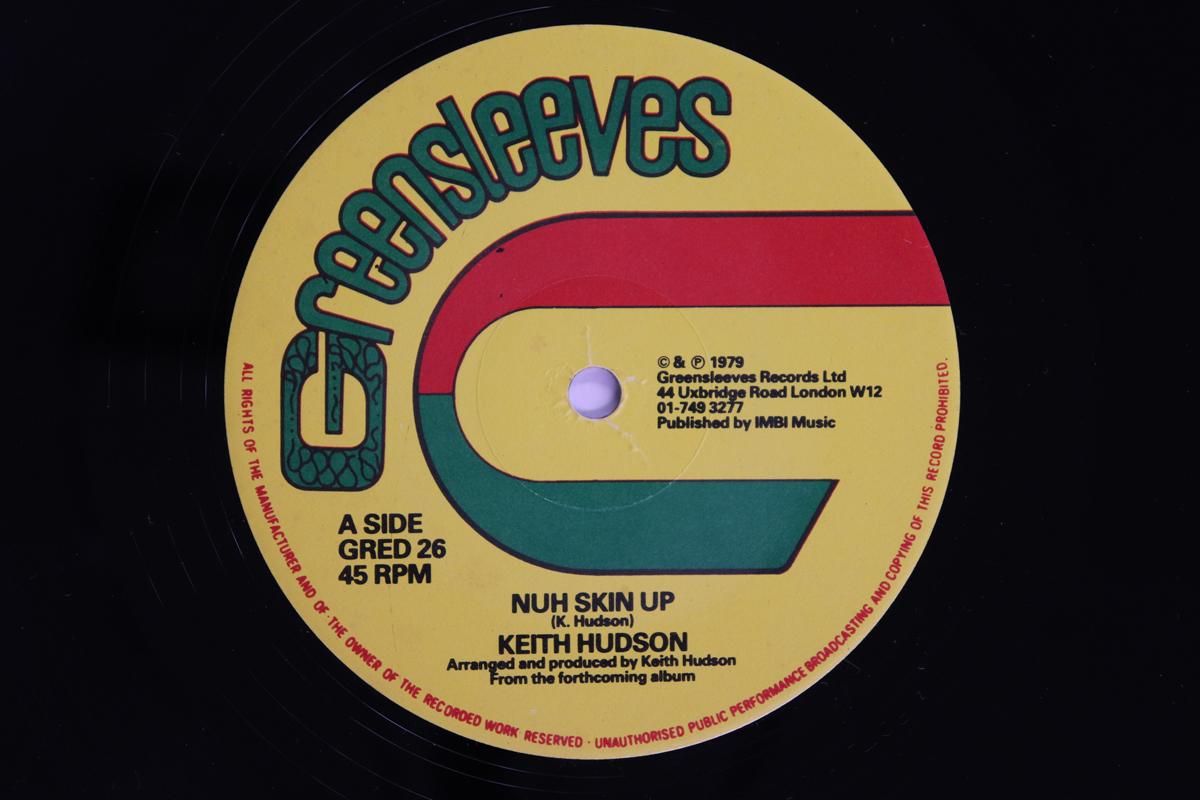 

12inch Record KEITH HUDSON Nuh Skin Up Felt We Felt The Stra GRED26 GREENSLEEVES RE 1979 UK Reggae Ska Dub Used