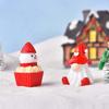 Cake Xmas Craft Christmas Decoration Micro Landscape Miniature Figurine Fairy Garden Ornament