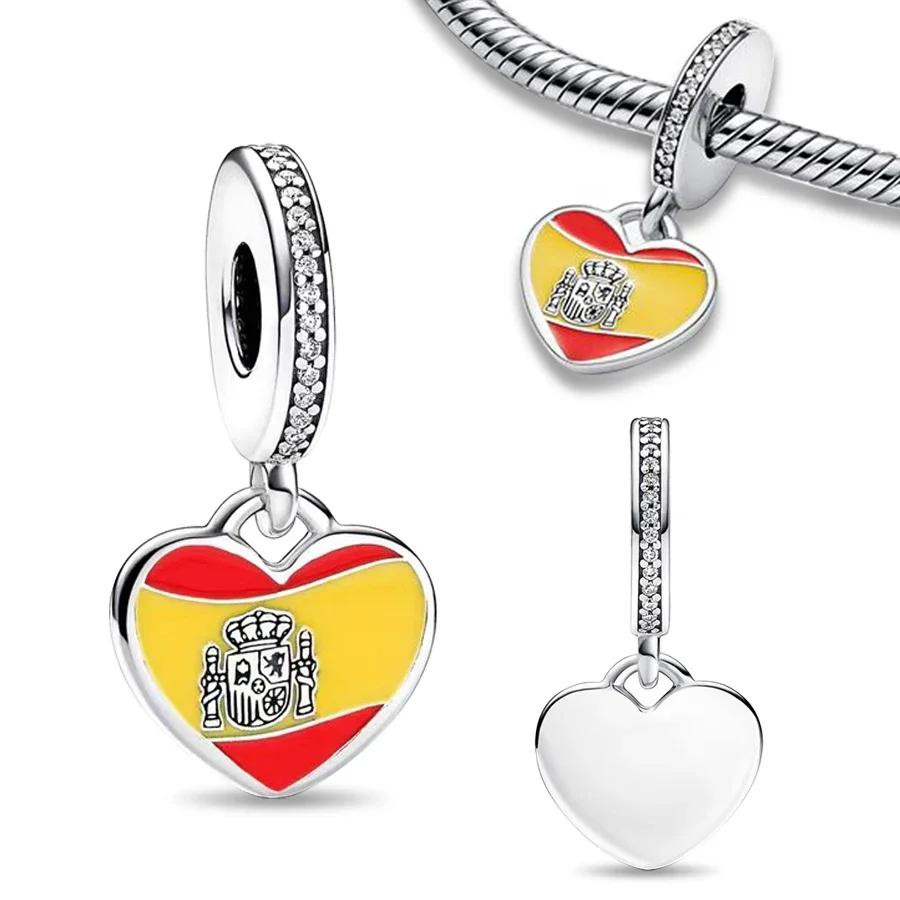 Kopparröd Kärlek Guld Kuvert Post Hänge Passar Original Damarmband Gör-det-själv Fint Smyckestillverkning Gåva