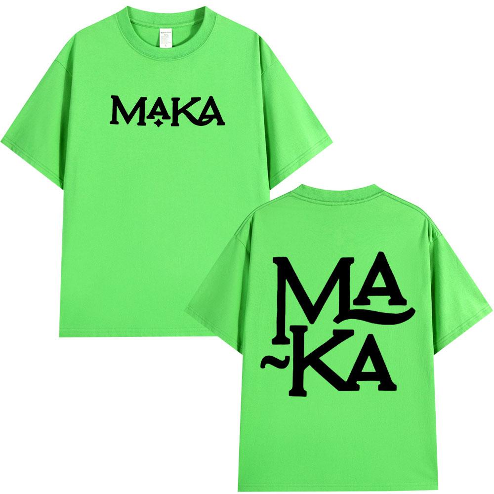 

Rapper Maka Logo Merch T-shirts Men Women Clothing Fashion Hip Hop Retro T-shirt Cotton Comfort Short Sleeve T Shirt Streetwear XL