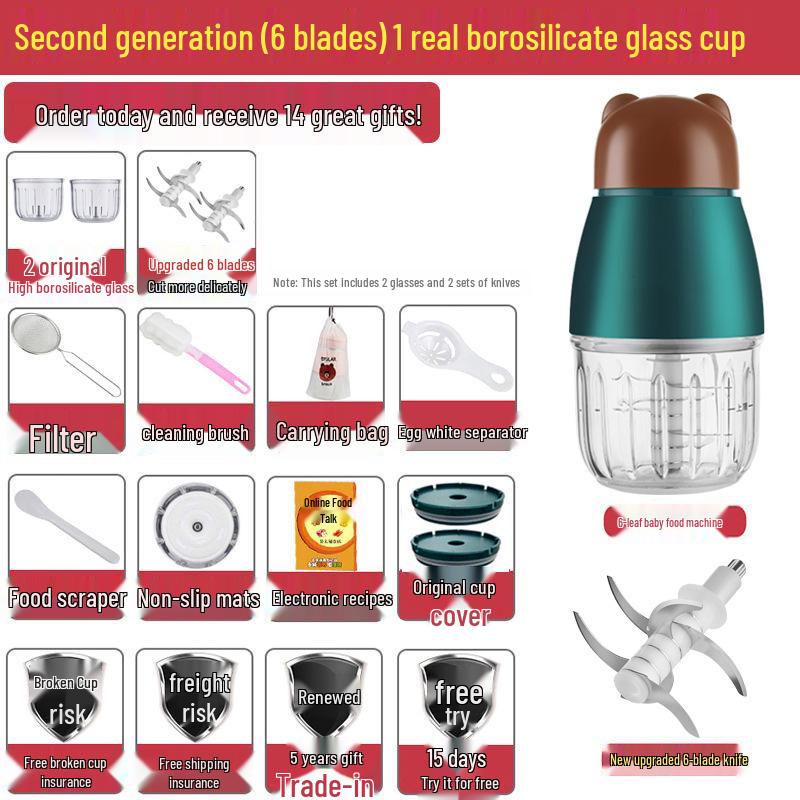 Multifunctional Mini Electric Baby Food and Meat Grinder