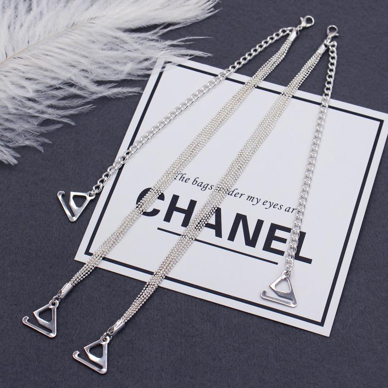 

Сексуальный минималистичный бюстгальтер без бретелек с металлическими нескользящими бретелями, инкрустированными бриллиантами, для женщин, кристальные невидимые бретели для нижнего белья 2.2cm hook