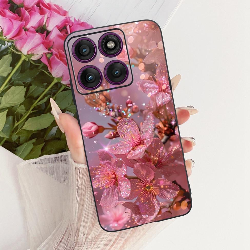 Case For Motorola Edge 60 Pro Cover XT2507-1 Fashion Cute Cat Funny Painted Bumper For Moto Edge 60 Pro Casing
