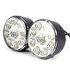 2X Car White 9‑SMD LED Daytime Driving Running Light DRL Fog Lamp Head Light Bulbs