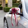 Retro Bow Rearview Mirror Decoration Wedding Party Door Handle Decoration  Automotive Supplies