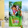 Dora Explorer Beach Towel Soft Durable Quick-Dry Comfortable Lightweight Portable for Swimming,Beach,Camping, Travel, Beach Accessories,Gym