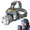 LED High Power Headlamps USB Charging Long Range Emergency Headlight Head-Mounted Mining Lamp for Cycling Outdoor Running Hiking