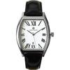Pablo Raez Barrel Watch: Waterproof Leather Strap, Calendar, Casual Men's Style.