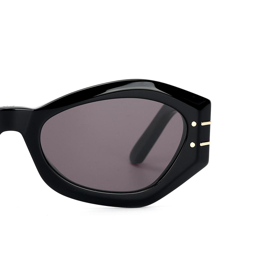 Dior Signature B1U Oval Sunglasses Unisex Sunglasses Black DSGTB1UXR-10A0