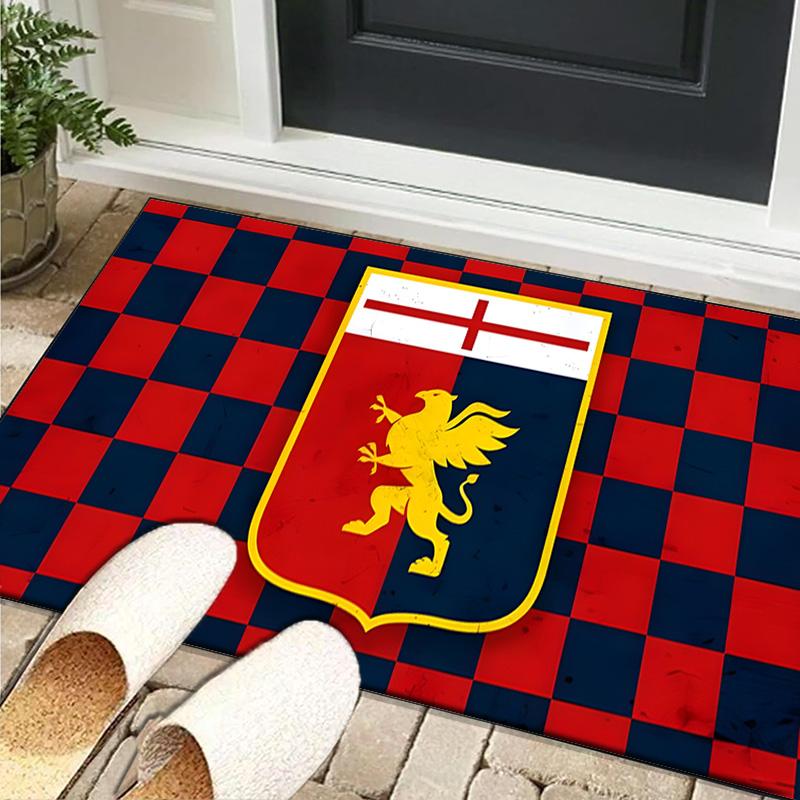 1PC Rug Lion Shield Genoa Carpet, Chair Rug,Area Rug for Office Bedroom Living Rooms Bedroom, Doormat Decor Christmas Fan Gifts
