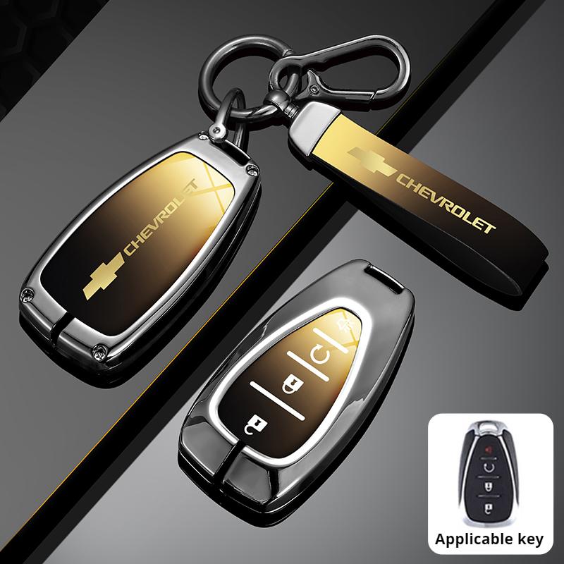 Zinc Alloy Car Flip Key Case Cover Shell Bag For Chevrolet Cruze Aveo Trax Sail Malibu Captiva Prism Spark Protector Accessories