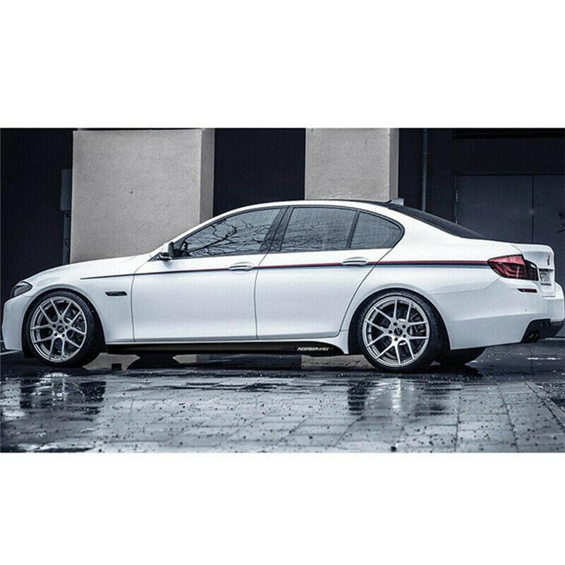 2.05M Glossy Black Side Skirt Sill Decal Stripe Stickers For BMW F30 F22 F23 E90 E91 E92 E93