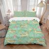 3pcs Deer Mushrooms Bedding Cover Set, Fashion Classic Popular Print Bedding Set, Soft Comfortable, All Season Use, For Bedroom, Guest Rooma0819175