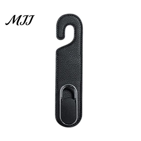 Rear Seat Storage Solutions Universal Car Hook Hanger, Faux Leather Back Interior Accessories Foldable Organizer for Hanging Groceries And