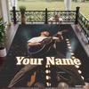 Custom Text Alex Warren Pattern Floor Rug Soft Indoor Carpet Mat Living Room Bedroom