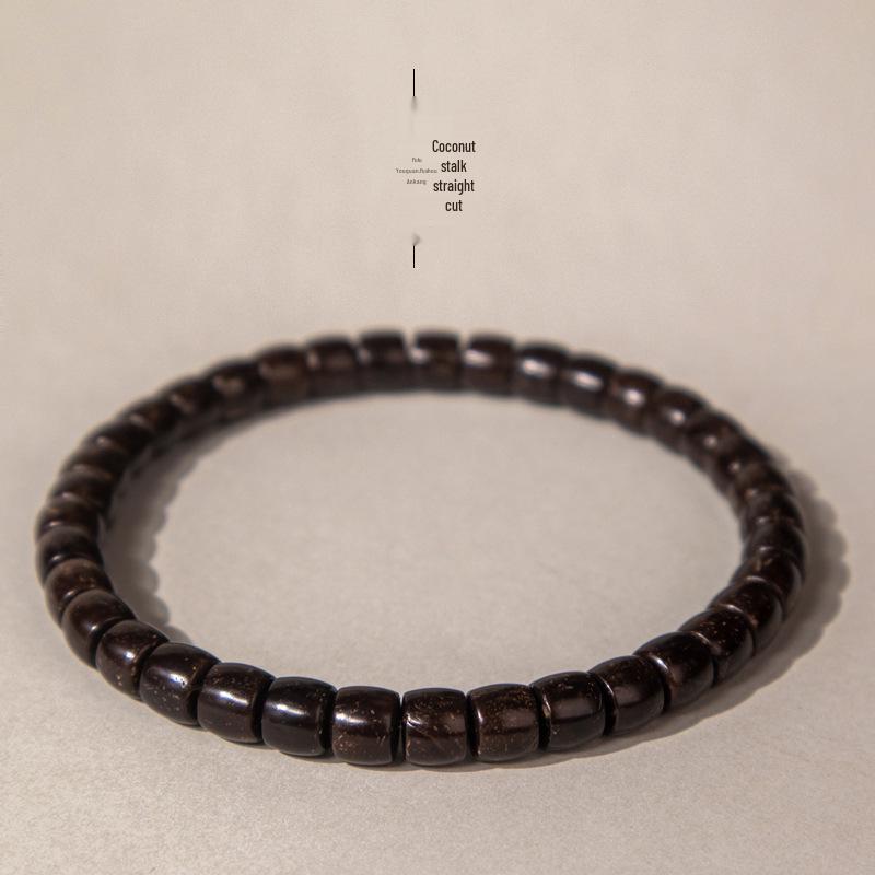 

Оригинальный экологичный мужской браслет из бочонков кокосовой скорлупы