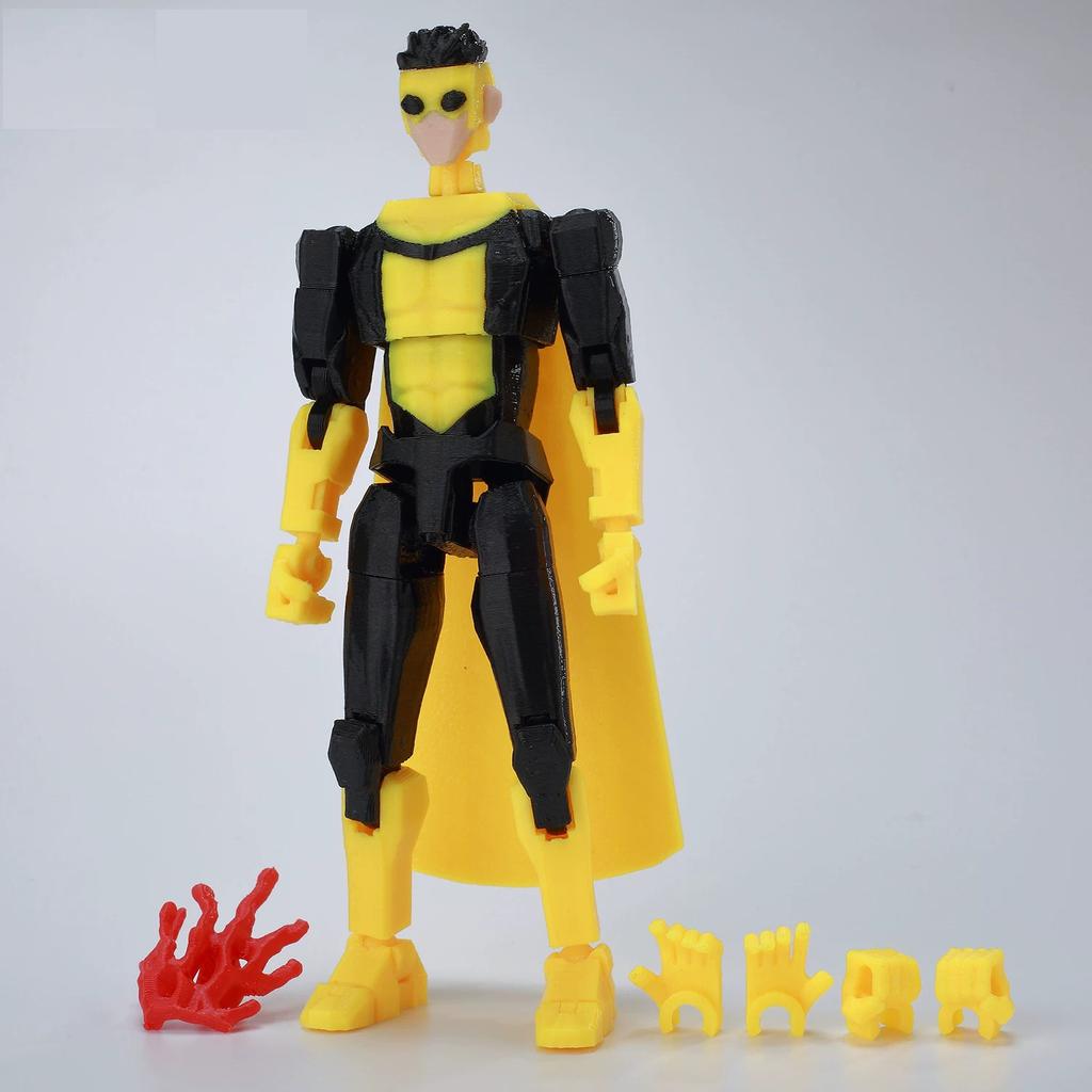 3D-Printed Articulated Action Figures Collectible Toys for Adults And Kids