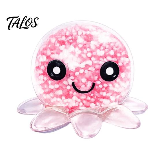 Talos Octopus Stress Relief Toy, Soft Elastic Fidget Ball, Portable Pocket-sized for Adults And Kids