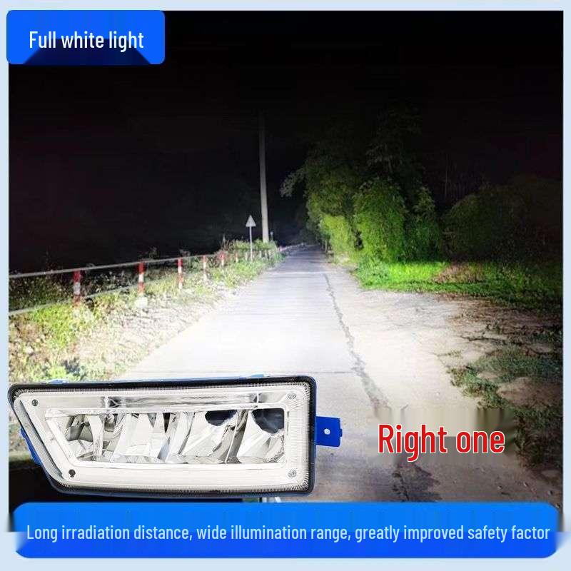 FAW J6L Elite Edition LED Front Fog Light Assembly: Ultra Bright, Aluminum Shell, Premium Edition for Dump Truck Modification.
