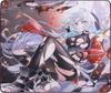 JIN Gaming Mouse Pad Fabric Control Balance Illustration Anime XL Size 490 X 420 Mm Mm High Density Polyurethane Base Edge Processing Flat Package