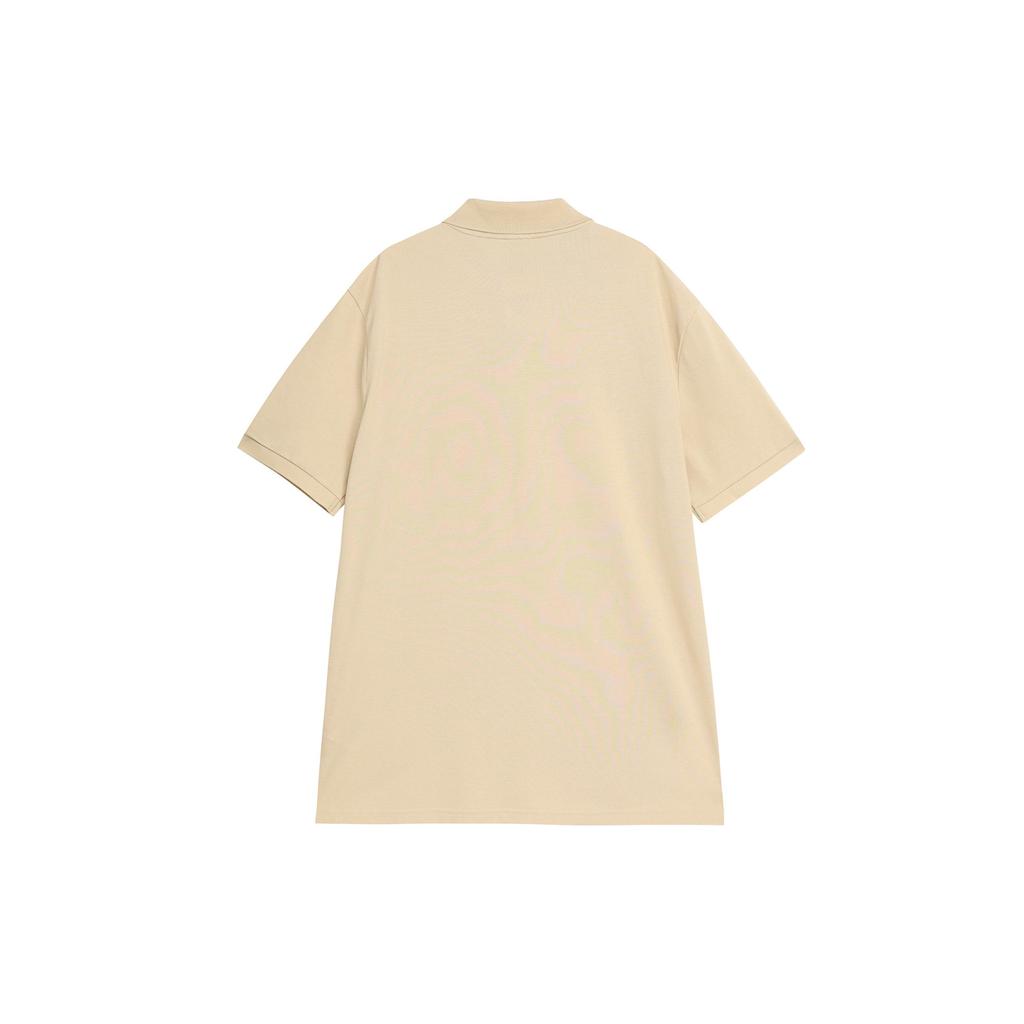 Nike Polo Shirts Men's Khaki Milk Tea Polo Collar Moderate Straight Fit 909747-206