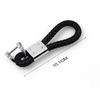 Braided Leather Key Ring Emblem Pendant Auto Products for Mitsubishi L200 Triton Outlander Sport Ralliart Mirage