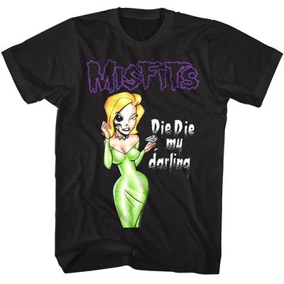 Misfits Die Die My Darling Men's T-Shirt Song Punk Rock Band Concert Tour Merch Unisex T-Shirt