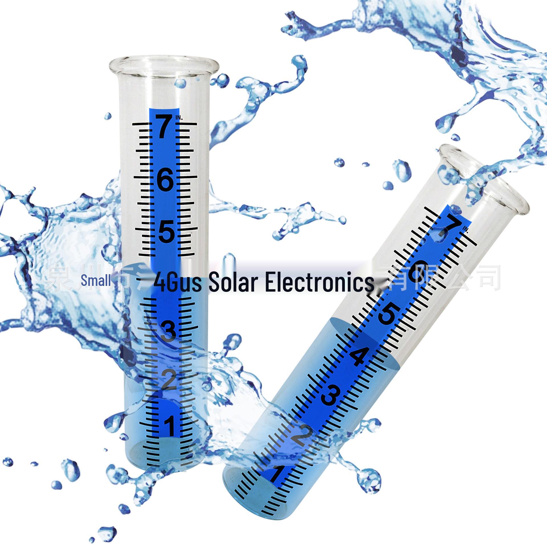 

Солнечный дождемер с кованым железом, трещиноустойчивый дизайн для использования на открытом воздухе
