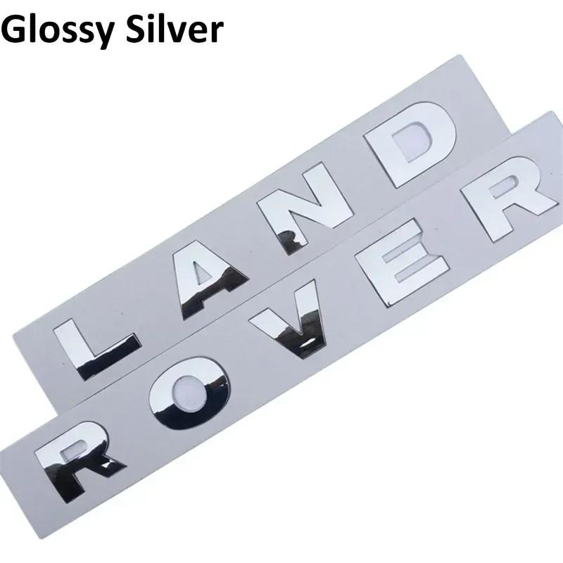1pcs 3D ABS for Land Rover Car letters Front Hood Emblem Bonnet Sticker Rear tail Trunk Badge Decal Styling auto accessories HY2